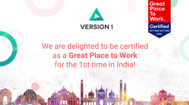 Celebrating becoming Certified as a Great Place to Work® in India