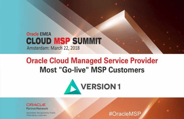 Success for Version 1 - Oracle Cloud Managed Service Provider